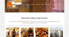 Desktop Screenshot of bikramyogavalencia.com